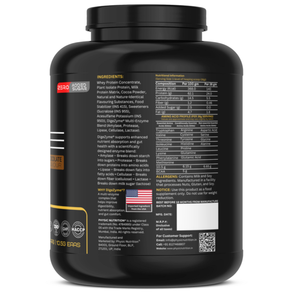 Physic Nutrition 100% Gold Whey Protein Concentrate
