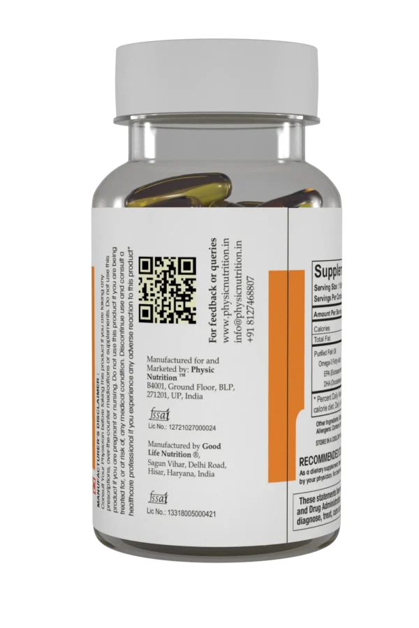 Physic Nutrition Omega back image