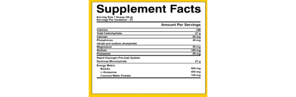 supplement facts