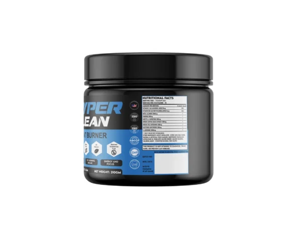 PHYSIC NUTRITION HYPER LEAN FAT BURNER 210g NUTRITIONAL CONTENT