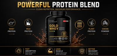 Physic Nutrition Gold Whey Protein Blend Banner
