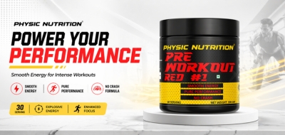 Physic Nutrition Red#1 Pre Workout Banner.